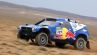 8. Etappe Silk-Way Rallye � Mehrfacher �berschlag des f�hrenden Teams Nasser Al-Attiyah und Timo Gottschalk